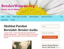 Tablet Screenshot of breslovwoman.org